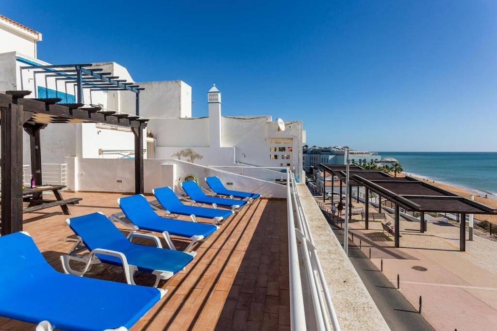 Refurbished Beachfront House, Pool, Ac, Wifi, Albufeira, Sea View Exterior photo